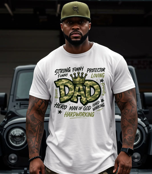 "DAD" Tee Shirt (Camo)