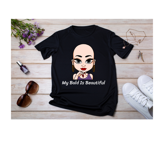 "My Bald Is Beautiful" Tee Shirt